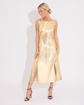 Selena Dress - Gold