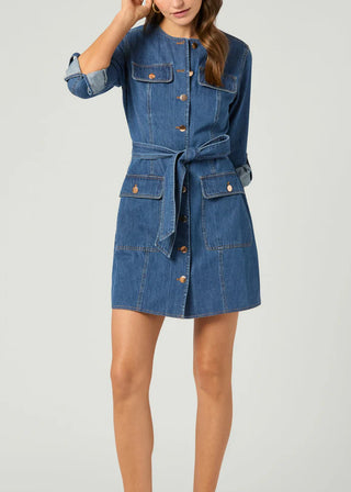 Virgo Dress - Washed Denim