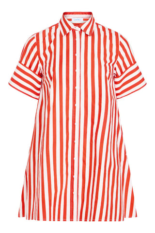 Dock Dress, Red Stripes