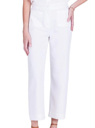 Pocket Crop Pant - White