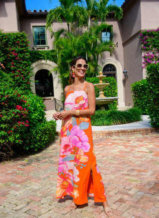 Betsy Dress - Sunset Blooms