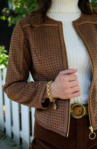 Piper Pinched Jacket - Bison