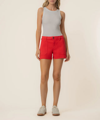 Jane High Rise Short Pork Chop Pockets-Raw Hem