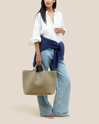 St. Barths Large Tote - Stone