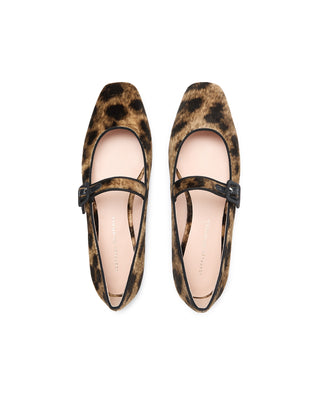 Ginger Mary Jane Flat - Leopard