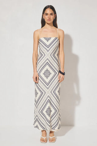 Serafina Dress - Cream/Navy