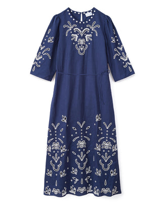 Athena Maxi Dress - Indigo