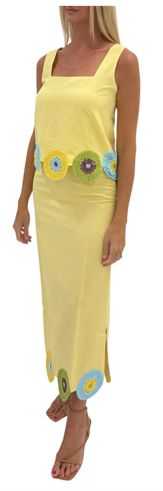 Dillon Skirt - Yellow Crochet