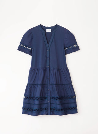 Eleni Mini Dress - Midnight Blue
