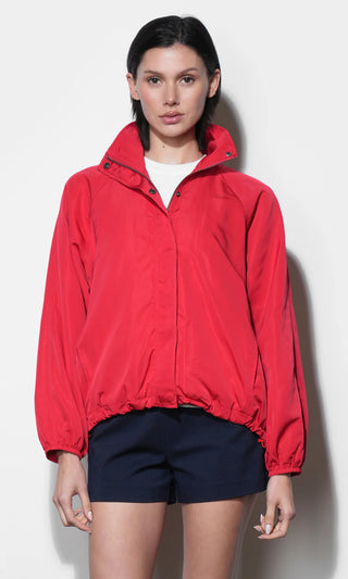 Gabrielle Lightweight Funnel Neck Jacket