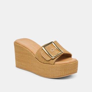 Jilian - Mocha Raffia
