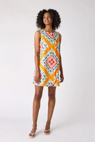 Zaire Dress - Tiles
