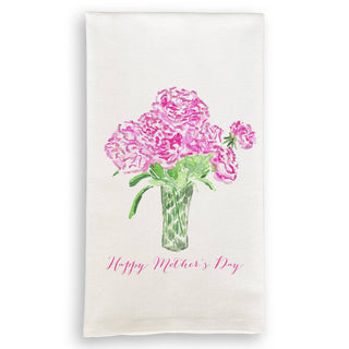 Peonies in Vase Dishtowel