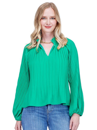Pleaty Peasant Top - Caribbean