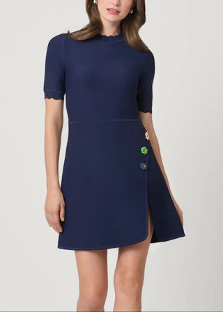 Celeste Dress - Navy