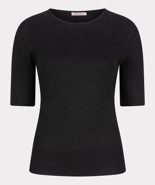 Rib Sweater - Black