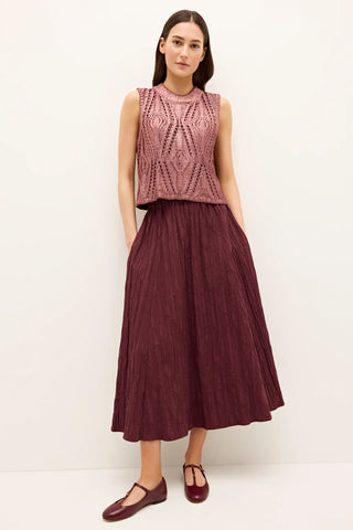 Sasha Skirt - Merlot