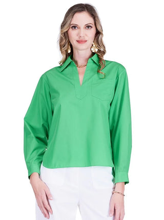 Collar Blouse - Green
