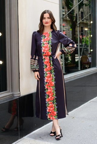 Dawn Maxi Dress - Garland Stripe