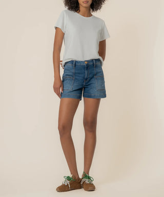 Jane High Rise Short with Pork Chop Pockets - True