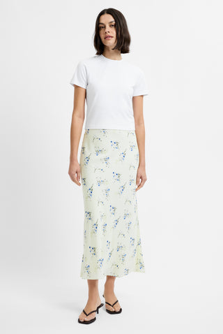 Harper Fleur Bias Midi Skirt - Cucumber Crush
