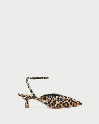 Rio - Leopard Smocked Kitten Heel