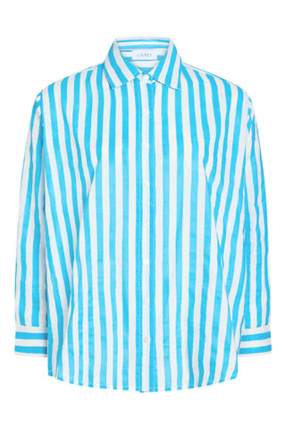 Boyfriend Shirt, Seaside Stripes