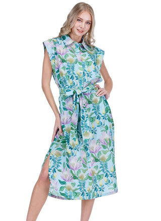 Round Hem Midi Dress - Sweet Thistle